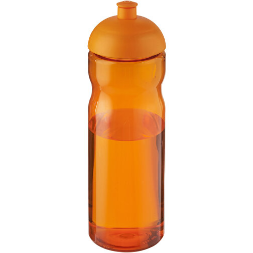H2O Active® Eco Base 650 Ml Sportflasche Mit Stülpdeckel , orange, PCR Kunststoff, 90% PP Kunststoff, 10% TPE Kunststoff, 22,30cm (Höhe), Bild 1