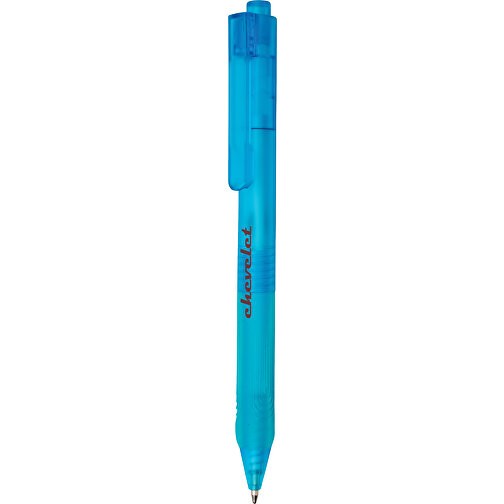 X9 Stift Gefrostet Mit Silikongriff, Blau , blau, PC, 14,30cm (Höhe), Bild 6