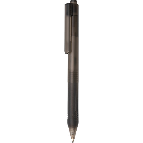 X9 Stift Gefrostet Mit Silikongriff, Schwarz , schwarz, PC, 14,30cm (Höhe), Bild 1