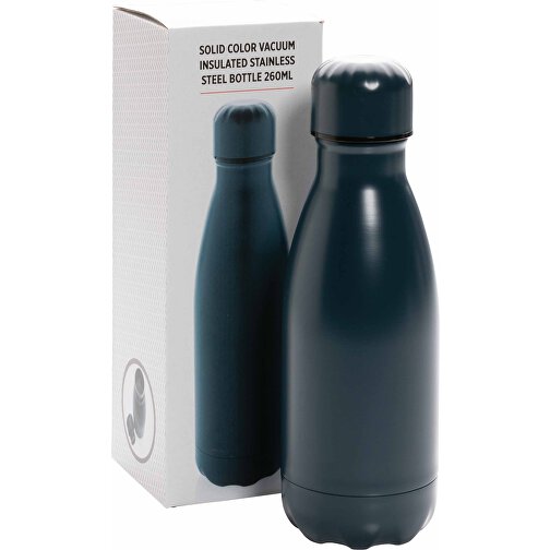 Solid Color Vakuum Stainless-Steel Flasche 260ml, Blau , blau, Edelstahl, 20,00cm x 20,00cm (Länge x Höhe), Bild 10