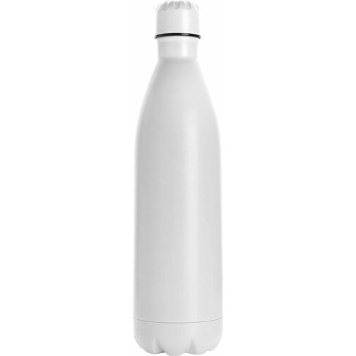 Solid Color Vakuum Stainless-Steel Flasche 1L, Weiß , weiß, Edelstahl, 32,80cm x 32,80cm (Länge x Höhe), Bild 2