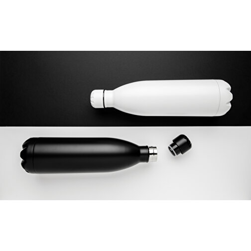 Solid Color Vakuum Stainless-Steel Flasche 1L, Weiss , weiss, Edelstahl, 32,80cm x 32,80cm (Länge x Höhe), Bild 7