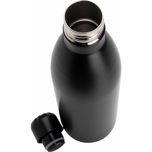 Solid Color Vakuum Stainless-Steel Flasche 1L, Schwarz , schwarz, Edelstahl, 32,80cm x 32,80cm (Länge x Höhe), Bild 4