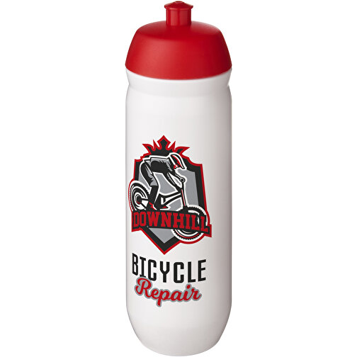 HydroFlex™ 750 Ml Squeezy Sportflasche , rot / weiss, MDPE Kunststoff, PP Kunststoff, 23,00cm (Höhe), Bild 2