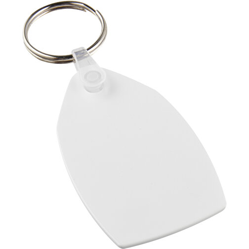 Tait rectangular-shaped recycled keychain, Imagen 2