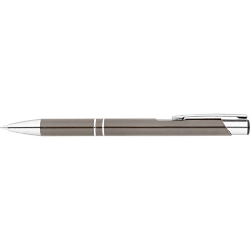 RE-BETA. Kugelschreiber Aus Recyceltem Aluminium , gewehrmetall, Recyceltes Aluminium, 1,00cm (Höhe), Bild 3