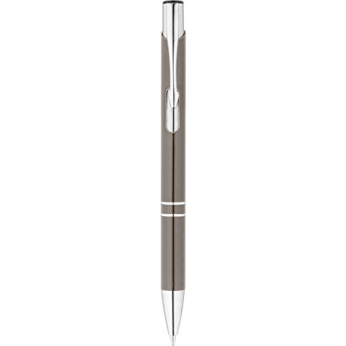 RE-BETA. Kugelschreiber Aus Recyceltem Aluminium , gewehrmetall, Recyceltes Aluminium, 1,00cm (Höhe), Bild 4