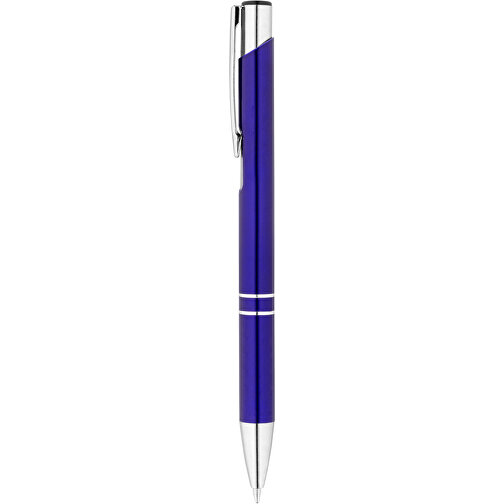 RE-BETA. Kugelschreiber Aus Recyceltem Aluminium , königsblau, Recyceltes Aluminium, 1,00cm (Höhe), Bild 1