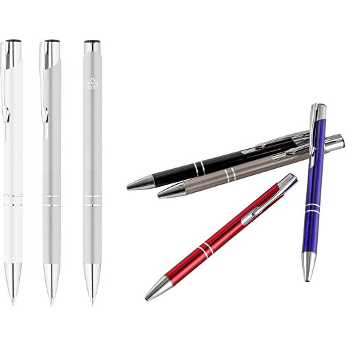 RE-BETA. Kugelschreiber Aus Recyceltem Aluminium , königsblau, Recyceltes Aluminium, 1,00cm (Höhe), Bild 7
