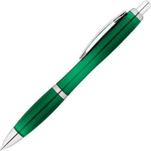 SWING RPET. RPET-Kugelschreiber Mit Metallclip , grün, RPET. Metall, 1,00cm (Höhe), Bild 2