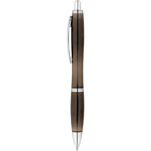 SWING RPET. RPET-Kugelschreiber Mit Metallclip , schwarz, RPET. Metall, 1,00cm (Höhe), Bild 1