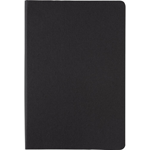 A5 Hardcover Notizbuch, Schwarz , schwarz, Papier, 21,30cm x 1,30cm (Länge x Höhe), Bild 2