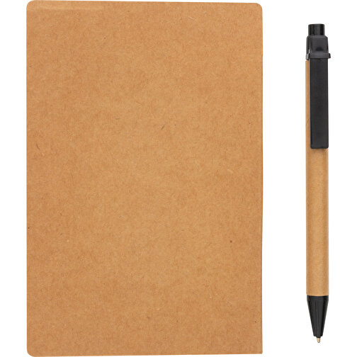Cuaderno de notas adhesivas Kraft A6 con bolígrafo, Imagen 9