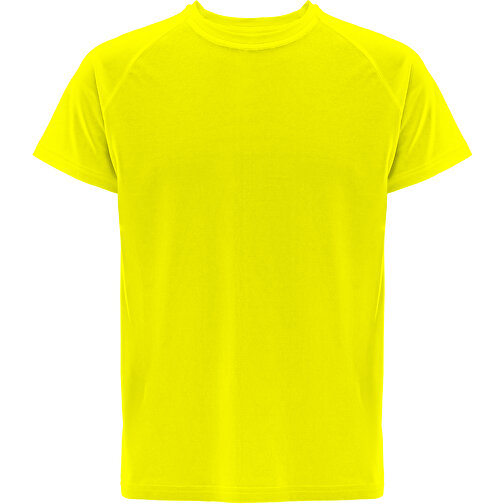 THC MOVE. Kurzärmeliges Technisches T-Shirt Aus Polyester , gelb hexachrome, Polyester, S, 69,00cm x 1,00cm x 50,00cm (Länge x Höhe x Breite), Bild 1