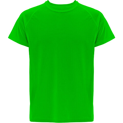 THC MOVE. Kurzärmeliges Technisches T-Shirt Aus Polyester , limette, Polyester, XS, 67,00cm x 1,00cm x 47,00cm (Länge x Höhe x Breite), Bild 1