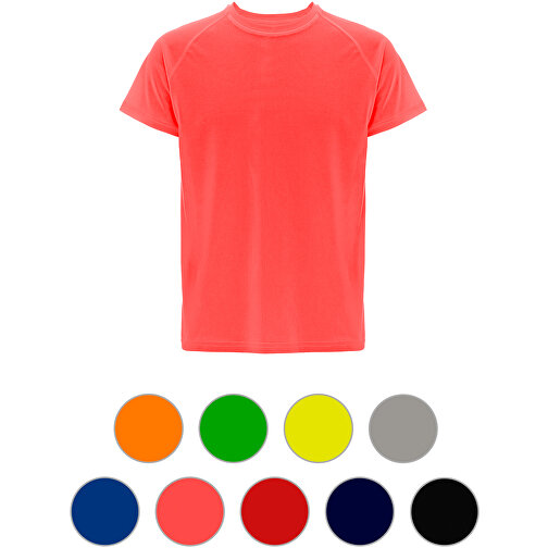 THC MOVE. Kurzärmeliges Technisches T-Shirt Aus Polyester , dunkelorange, Polyester, XL, 76,00cm x 1,00cm x 59,00cm (Länge x Höhe x Breite), Bild 4