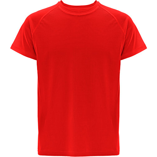 THC MOVE. Kurzärmeliges Technisches T-Shirt Aus Polyester , rot, Polyester, M, 72,00cm x 1,00cm x 53,00cm (Länge x Höhe x Breite), Bild 1