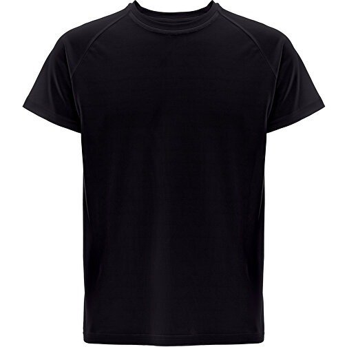 THC MOVE. Kurzärmeliges Technisches T-Shirt Aus Polyester , schwarz, Polyester, XS, 67,00cm x 1,00cm x 47,00cm (Länge x Höhe x Breite), Bild 1