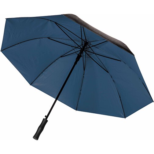 2' Impact AWARE™ RPET 190T Pongee Bi-Color Auto-Open-Schirm, Blau , blau, PET - recycelt, 90,50cm (Höhe), Bild 5