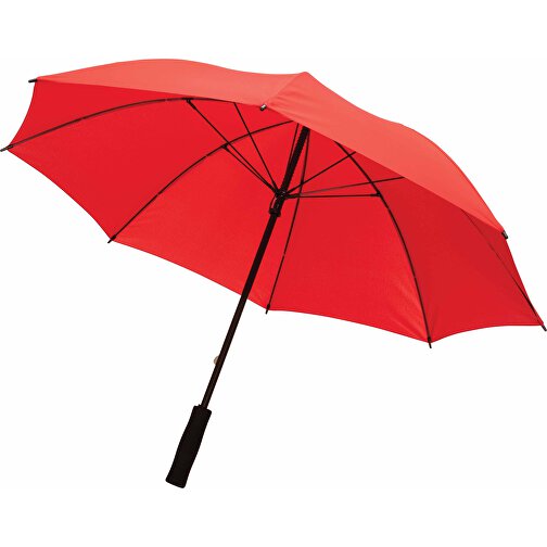 Mini ombrello antivento 23 190T Impact AWARE™ (rosso ciliegio, rPet, 310g)  come gadget personalizzati su