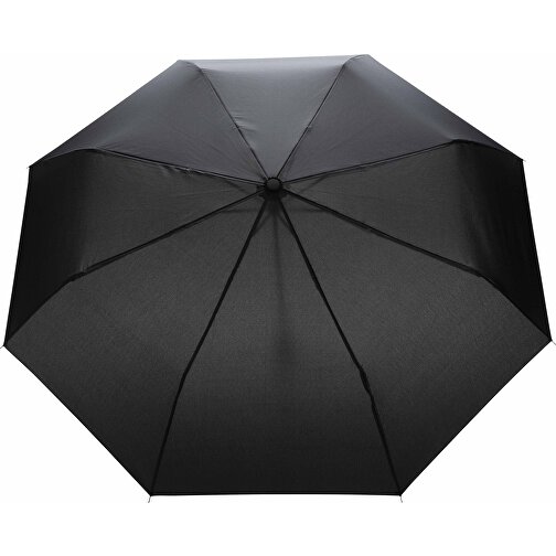 20.5' Impact AWARE™ RPET 190T Mini-Schirm, Schwarz , schwarz, PET - recycelt, 56,00cm (Höhe), Bild 3