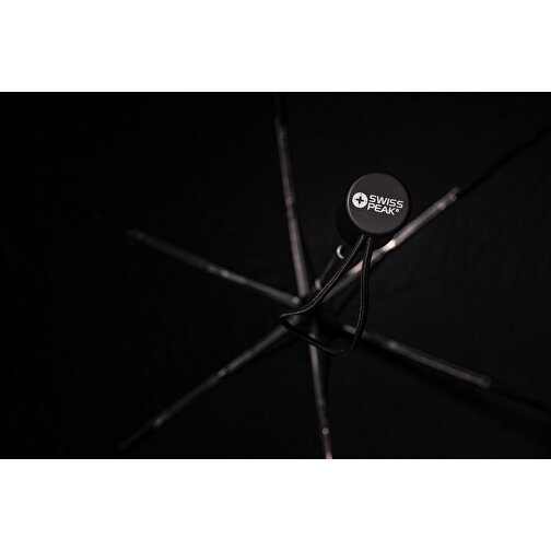 Swiss Peak AWARE™ RPET Ultra-Light 20.5' Automatik-Schirm, Schwarz , schwarz, PET - recycelt, 53,00cm (Höhe), Bild 8
