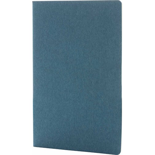 A5 Softcover Notizbuch, Blau , blau, Papier, 21,00cm x 0,50cm (Länge x Höhe), Bild 1