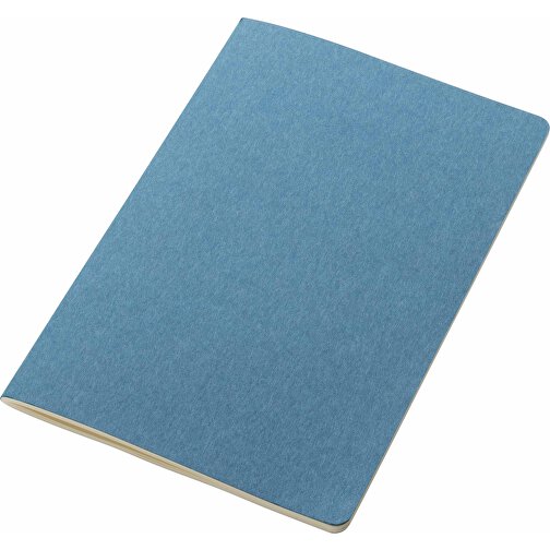A5 Softcover Notizbuch, Blau , blau, Papier, 21,00cm x 0,50cm (Länge x Höhe), Bild 4