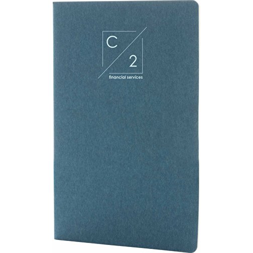 A5 Softcover Notizbuch, Blau , blau, Papier, 21,00cm x 0,50cm (Länge x Höhe), Bild 7