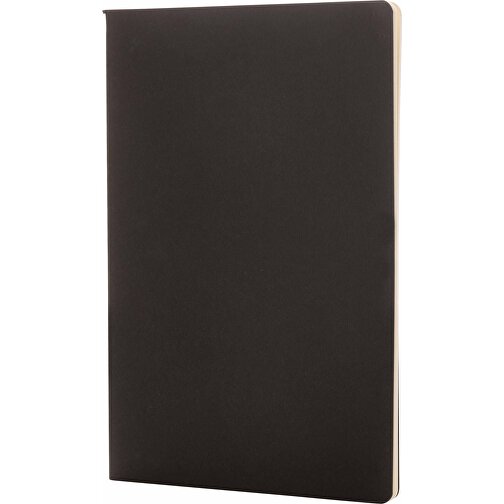 A5 Softcover Notizbuch, Schwarz , schwarz, Papier, 21,00cm x 0,50cm (Länge x Höhe), Bild 6