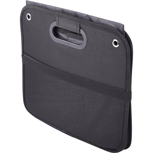 Kofferraum-Tasche CABLE HOME , schwarz, 600D Polyester, 33,00cm x 29,00cm x 33,00cm (Länge x Höhe x Breite), Bild 2