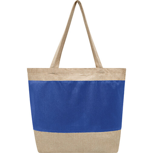 Shopper RUSTIC , blau, Polyester, 48,00cm x 35,00cm x 15,00cm (Länge x Höhe x Breite), Bild 2