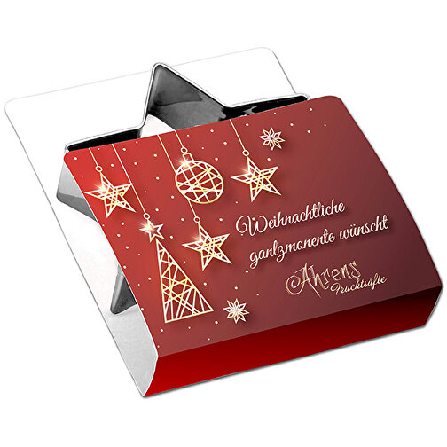 Backförmchen Single-Pack - Weihnachten - Engel 4/4-c, Lasergravur , individuell, Papier, Edelstahl, 7,50cm x 1,50cm x 6,00cm (Länge x Höhe x Breite), Bild 3