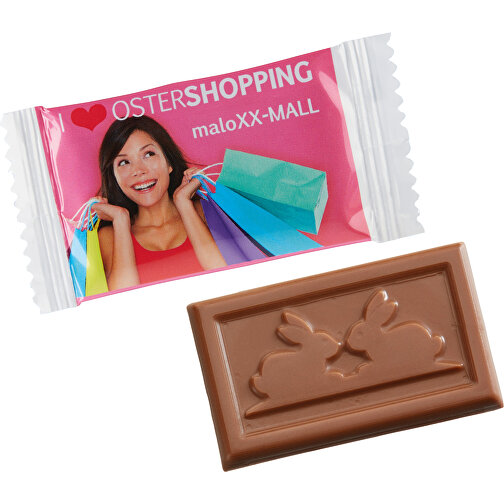 Figuras de chocolate de Pascua en una bolsa de papel, Imagen 1