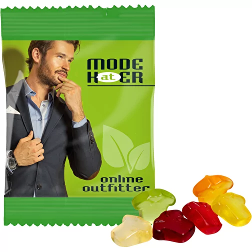 Gommes de fruits PERSONNALISÉES, 10 g avec pectine, Image 1