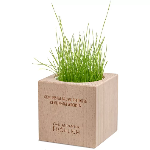 Plante-bois Grande avec graines - Cresson de jardin, 1 sites gravés au laser, Image 2