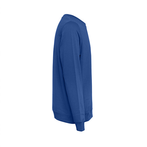 THC COLOMBO. Sweatshirt (unisex) Aus Italienischem Frottee Ohne Knopfleiste , königsblau, Baumwolle und Polyester, XL, 61,00cm x 1,00cm x 73,00cm (Länge x Höhe x Breite), Bild 3