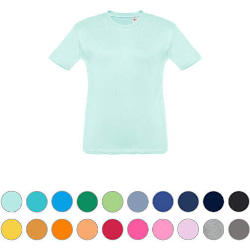 THC QUITO. Unisex Kinder T-shirt , korallenorange, 100% Baumwolle, 12, 59,00cm x 1,00cm x 46,00cm (Länge x Höhe x Breite), Bild 4