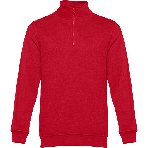 THC BUDAPEST. Unisex Sweatshirt , rot, Baumwolle und Polyester, L, 75,00cm x 1,00cm x 57,00cm (Länge x Höhe x Breite), Bild 1