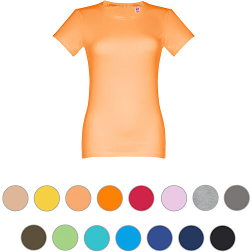 THC ANKARA WOMEN. Damen T-shirt , korallenorange, 100% Baumwolle, XXL, 70,00cm x 1,00cm x 53,00cm (Länge x Höhe x Breite), Bild 4