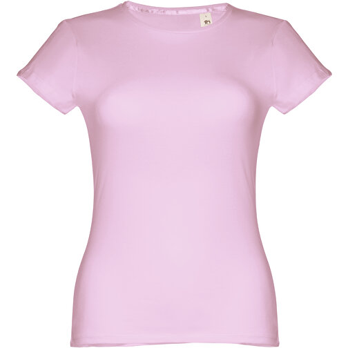 THC SOFIA. Tailliertes Damen-T-Shirt , helllila, 100% Baumwolle, XL, 66,00cm x 1,00cm x 50,00cm (Länge x Höhe x Breite), Bild 1