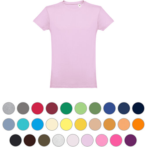 THC LUANDA. Herren-T-Shirt Aus Baumwolle Im Schlauchformat , korallenorange, 100% Baumwolle, M, 72,00cm x 1,00cm x 53,00cm (Länge x Höhe x Breite), Bild 4