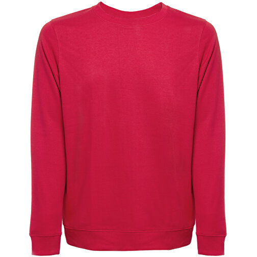 THC COLOMBO. Sweatshirt (unisex) Aus Italienischem Frottee Ohne Knopfleiste , rot, Baumwolle und Polyester, XL, 61,00cm x 1,00cm x 73,00cm (Länge x Höhe x Breite), Bild 1
