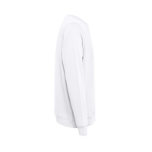THC COLOMBO WH. Sweatshirt (unisex) Aus Italienischem Frottee Ohne Krempel. Weiße Farbe , weiß, Baumwolle und Polyester, XL, 61,00cm x 1,00cm x 73,00cm (Länge x Höhe x Breite), Bild 3