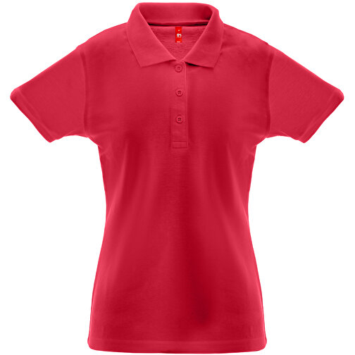 THC BERLIN WOMEN. Damen Poloshirt , rot, Baumwolle und Polyester, XXL, 55,00cm x 1,00cm x 70,00cm (Länge x Höhe x Breite), Bild 1