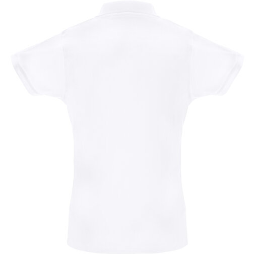 THC BERLIN WOMEN WH. Poloshirt Für Damen Mit Kurzen Ärmeln , weiß, Baumwolle und Polyester, M, 64,00cm x 1,00cm x 46,00cm (Länge x Höhe x Breite), Bild 2