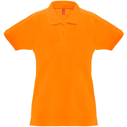 THC MONACO WOMEN. Damen Poloshirt , orange, Baumwolle, XXL, 70,00cm x 1,00cm x 55,00cm (Länge x Höhe x Breite), Bild 1
