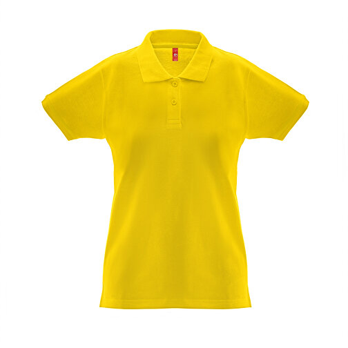 THC MONACO WOMEN. Damen Poloshirt , gelb, Baumwolle, XL, 68,00cm x 1,00cm x 52,00cm (Länge x Höhe x Breite), Bild 1