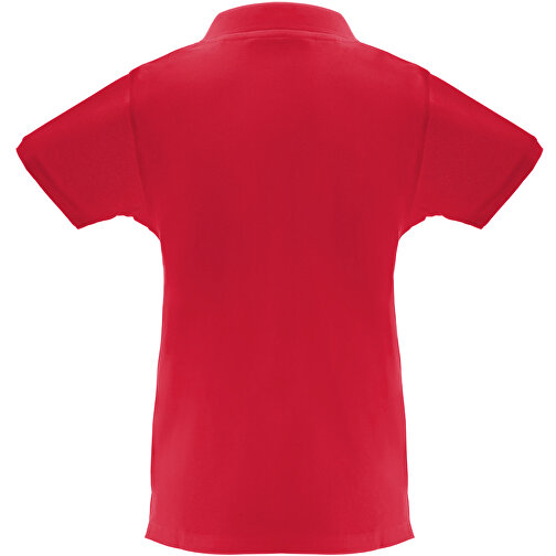 THC MONACO WOMEN. Damen Poloshirt , rot, Baumwolle, S, 62,00cm x 1,00cm x 43,00cm (Länge x Höhe x Breite), Bild 2