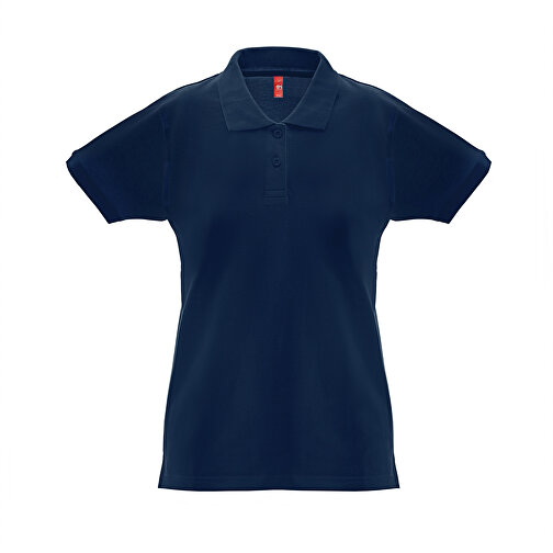 THC MONACO WOMEN. Damen Poloshirt , blau, Baumwolle, M, 64,00cm x 1,00cm x 46,00cm (Länge x Höhe x Breite), Bild 1